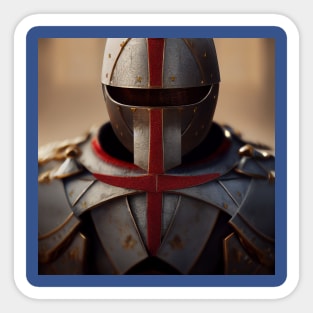 Knights Templar in The Holy Land Sticker